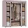 Songmics Kleiderschrank 12 mit Kleiderstange und Ablagen 0 x 0 x 0 cm Rosa