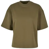 URBAN CLASSICS Ladies Organic Heavy Slit Tee - Olive