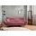 Home Affaire 3-Sitzer HOME AFFAIRE "Drago", schwarz (brombeere), B:205cm H:81cm T:90cm, 100% Polyester, Sofas, frei im Raum stellbar, inkl. 1 Zierkissen