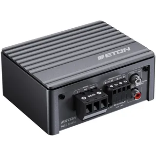 ETON PA 2 – ultra kompakter 2 Kanal Verstärker, leistungsstarke digitale Micro Endstufe für Autos und Reisemobile, Class D Amp mit 2 x 85 Watt