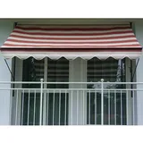 Angerer Klemmmarkise Exklusiv 350 cm rot/beige