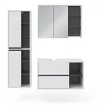 Vicco Viola 3-tlg. weiß matt/anthrazit matt