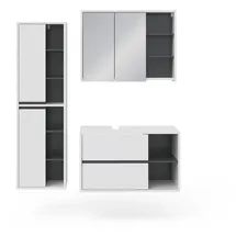 Vicco Viola 3-tlg. weiß matt/anthrazit matt