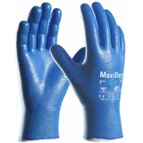 BIG Arbeitsschutz GmbH Handschuhe MaxiDex® Gr.9 blau EN ISO 374-5/EN 388 PSA III
