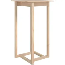 vidaXL Bartisch 60 x 60 x 110 cm Braun