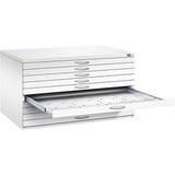 Californian Products CP 7200 Planschrank verkehrsweiß 10 Schubladen 135,0 x 96,0 x 76,0 cm