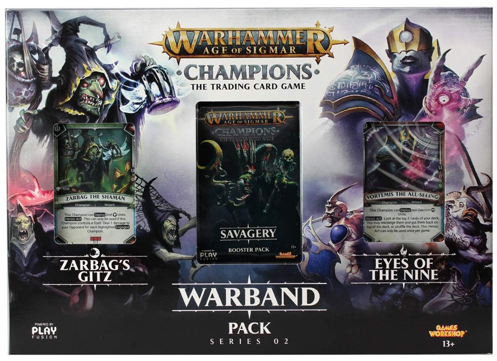 Play Fusion Warhammer Age of Sigmar: Champions Sammelkartenspiel: Warband Collectors Pack 2 (EN)