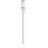 Thomas Sabo Damen Einzel Ohrring weißer Stein 925 Sterlingsilber H2183-051-14