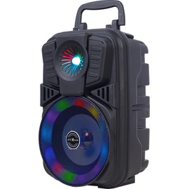 Gembird SPK-BT-LED-01 Tragbarer Lautsprecher, Tragbarer Mono-Lautsprecher Schwarz 5 W