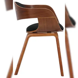 CLP Kingston Stoff schwarz/walnuss