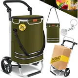 Kesser Einkaufstrolley grün 56L