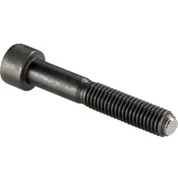 Kugeldruckschrauben, mit Kopf, Kugel verdrehgesichert/abgeflachte Kugel, Auflagefläche geriffelt | d1=M10 / l2=~ 60 mm / Vergütungsstahl | 22700.0206