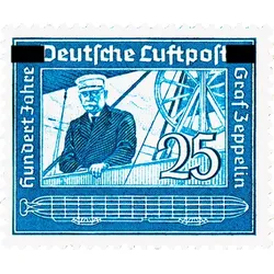 Briefmarken-2er-Set: 100. Geburtstag Ferdinand Graf von Zeppelin