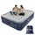 Sekey XXL Luftmatratze selbstaufblasend 2 Personen 203×152×46 cm, hohes Luftbett mit Pumpe, Gästebett stabil | schnell aufblasbar | platzsparend