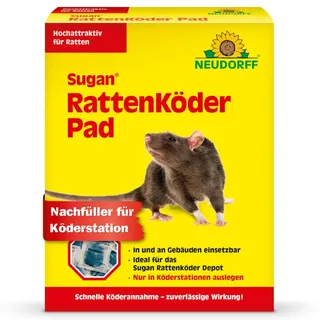 NEUDORFF Sugan Rattenköder Pads 400 g