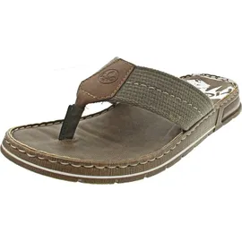 Rieker Zehentrenner Olive/Mandel/Moor 44
