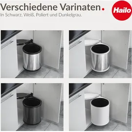 HAILO AS Mono 15 l edelstahl/schwarz