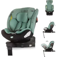 Chipolino Kindersitz Tourino i-Size (40-150cm) Isofix, höhenverstellbar, drehbar grün