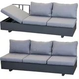 2 x Inko Loungesofa Pasadena Loungebank Loungeliege Sofabank Relaxliege Liege