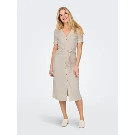 Only Kleid Shirtkleid Beige M