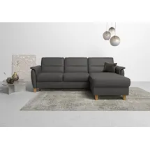 Home Affaire Ecksofa »Palmera L-Form«, Federkern, wahlweise mit Bettfunktion und mit/ohne Bettkasten braun