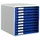 Leitz Schubladenbox 28,5 x 35,5 x 29 cm 10-tlg. blau