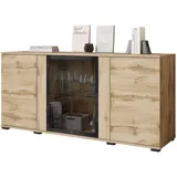 Mirjan24 Kommode, Eiche Wotan, Rechteckig, 150x70x40 cm, Wohnzimmer, Kommoden & Sideboards, Kommoden