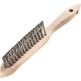 Lessmann Kehlnahtbürste V4A glatt 3-reihig 0,3 mm