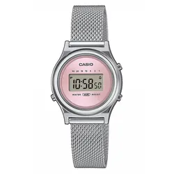 Casio LA700WEM-4AEF Mini Collection Damenuhr Stahl/Rosafarben