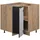 Vicco Eckunterschrank Fame-Line 87 x 0 x 0 cm Schwarz