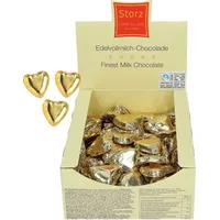Storz Choco-Herz Vollmilchschokolade 100 Stück 900 g