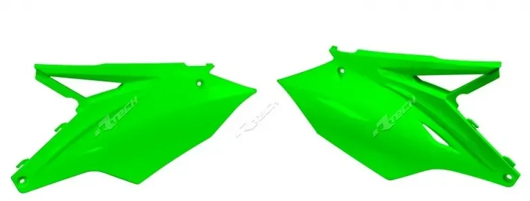 Race Tech Fluorescerende groene zijplaten USA