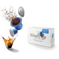 Bluecup Einweg-Deckel für Bluecup Wiederbefüllbare Kapseln – Nespresso Original kompatibel – Nachfüllpack [200 Stück]