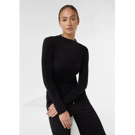 Comma, Langarmshirt Schwarz 36