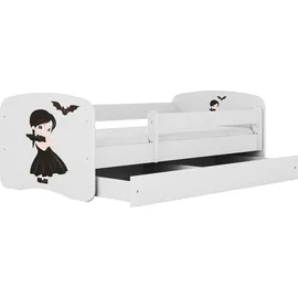 raumhirsch furniture Kinderbett 80 x 180 cm Holzwerkstoff weiß
