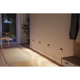 Paulmann LED Wand-Einbauleuchte Tsaro 1W schwarz matt