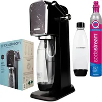 Wasserkarbonisierungsmaschine 1 zylinder + 1 flasche Sodastream ARTMARBRE - Schwarz