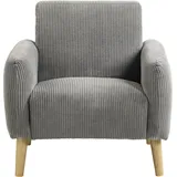 Atlantic Home Collection Sessel Moby Cord 0 x 0 x 0 cm Grau