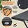 CASARIA Klapptisch 65 x 65 x 73 cm Schwarz