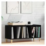 vidaXL Schallplattenschrank 100 x 38 x 48 cm Schwarz