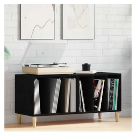 vidaXL Schallplattenschrank 100 x 38 x 48 cm Schwarz