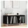 vidaXL Schallplattenschrank 100 x 38 x 48 cm Schwarz