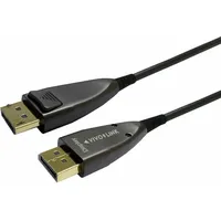 Vivolink Pro Displayport Optical 50 m Schwarz