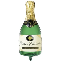 VEPATIM 12 Folienballon "Champagnerflasche" ca. 92cm