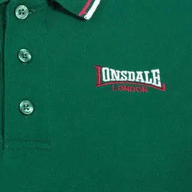 Lonsdale Lion Kurzarm-poloshirt - Bottle Green - 3XL