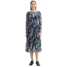 Tom Tailor Printed Mesh Langarm-midikleid Organic Shapes Design 44