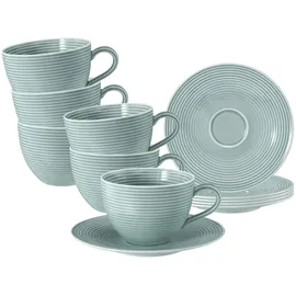 SELTMANN WEIDEN Beat Color Glaze Milchkaffeetasse 0,35 l Arktisblau 6 St.