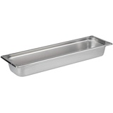 APS GN 2/4 Behälter, rostfreier Gastronormbehälter Edelstahl, Abmessungen 530 x 162 mm/Höhe 65 mm/Volumen 3,6 Liter,