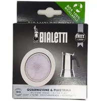 Bialetti Ricambi, Includes 1 Gasket and 1 Plate, Compatible