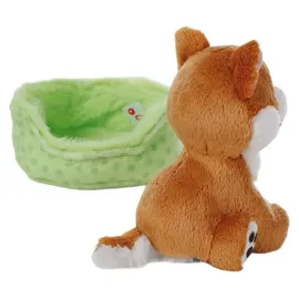 NICI Kuscheltier Hund Shiba Inu 12 cm Braun
